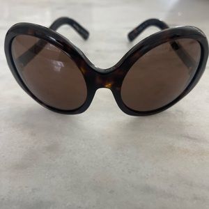 New Salvatore Ferragamo sunglasses with case .  Work once